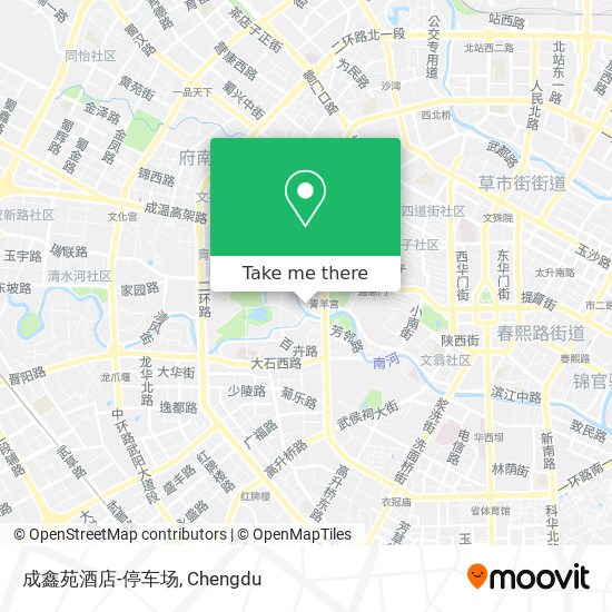 成鑫苑酒店-停车场 map
