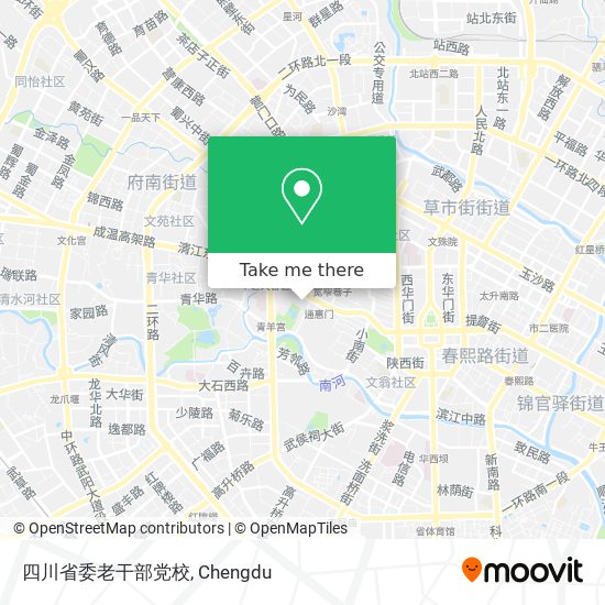 四川省委老干部党校 map