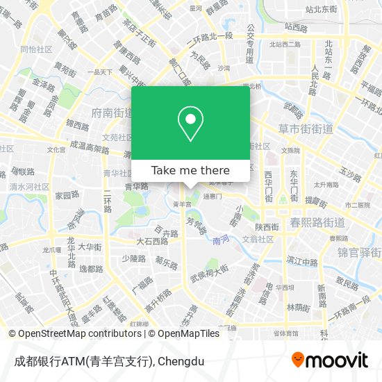 成都银行ATM(青羊宫支行) map