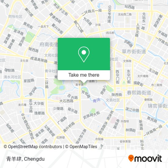 青羊肆 map