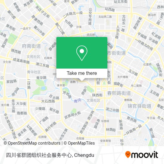 四川省群团组织社会服务中心 map