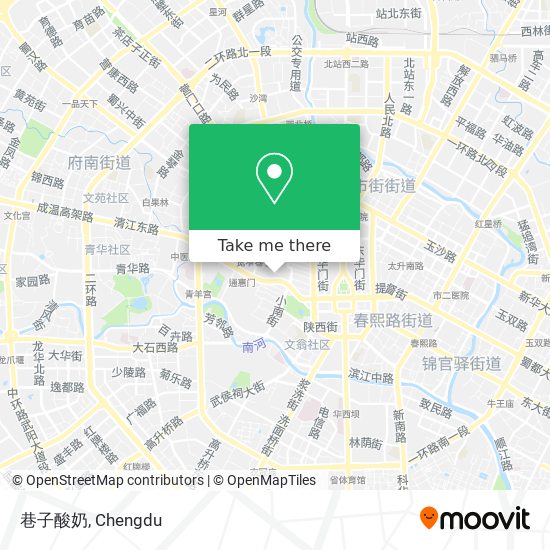 巷子酸奶 map