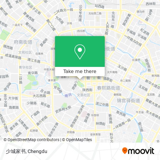 少城家书 map