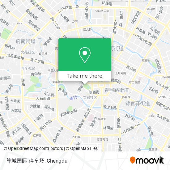 尊城国际-停车场 map