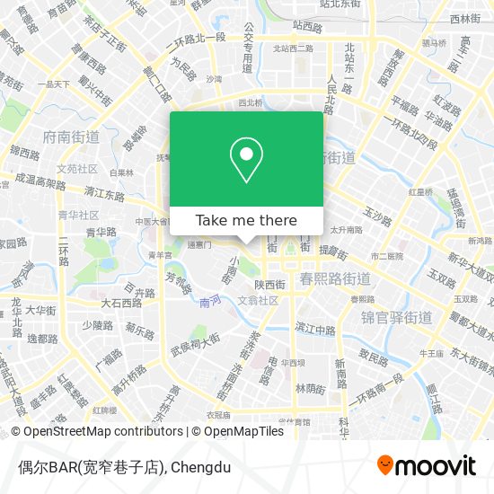 偶尔BAR(宽窄巷子店) map
