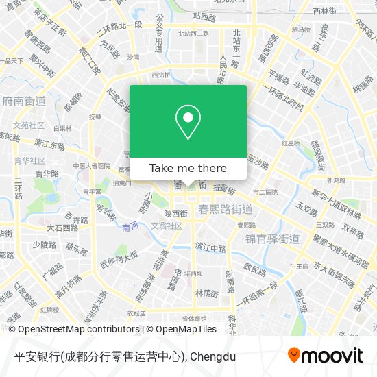 平安银行(成都分行零售运营中心) map