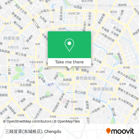 三顾冒菜(东城根店) map