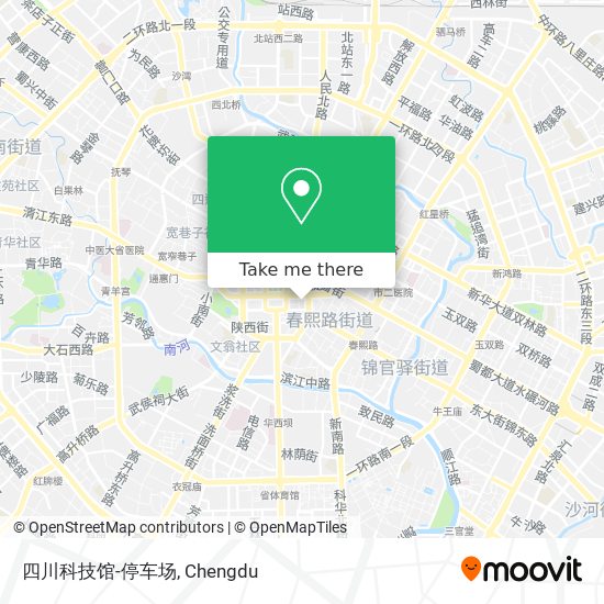 四川科技馆-停车场 map
