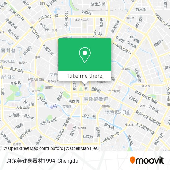 康尔美健身器材1994 map