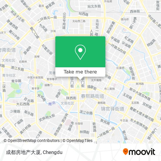 成都房地产大厦 map