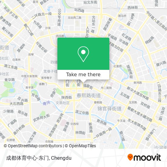 成都体育中心-东门 map