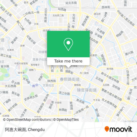 阿惠大碗面 map