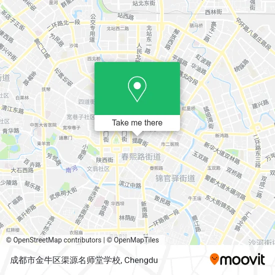 成都市金牛区渠源名师堂学校 map