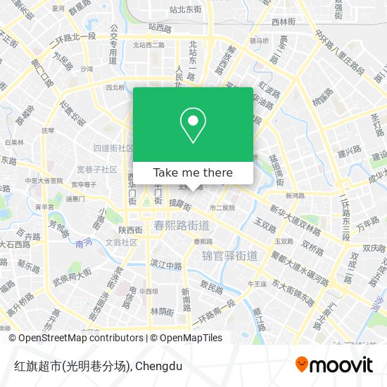 红旗超市(光明巷分场) map