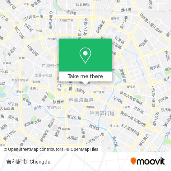 吉利超市 map