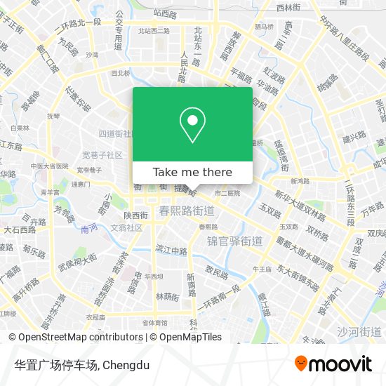 华置广场停车场 map