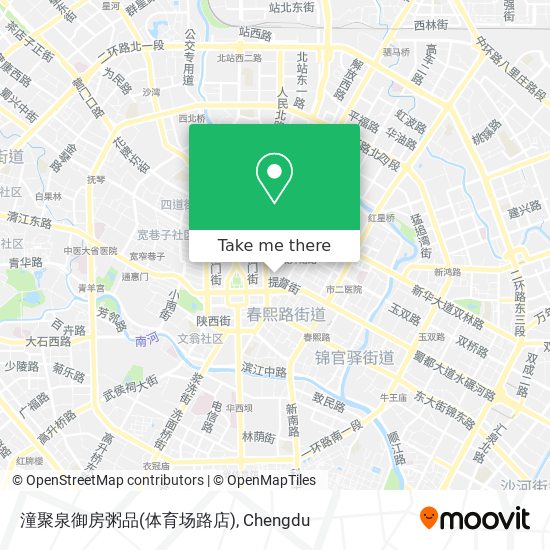 潼聚泉御房粥品(体育场路店) map