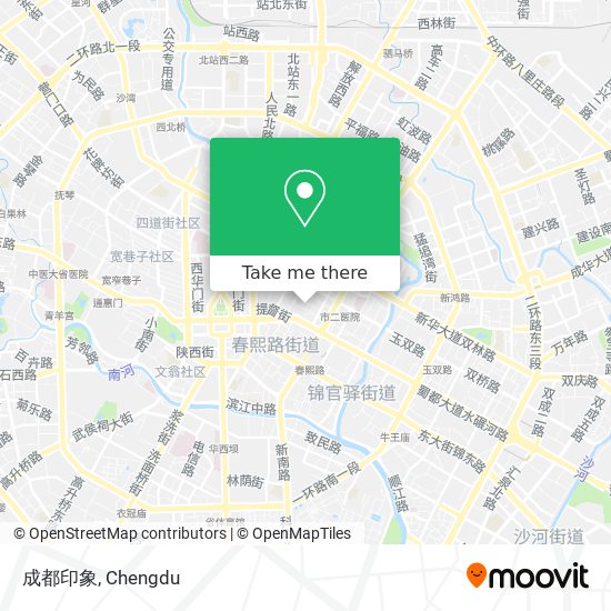 成都印象 map