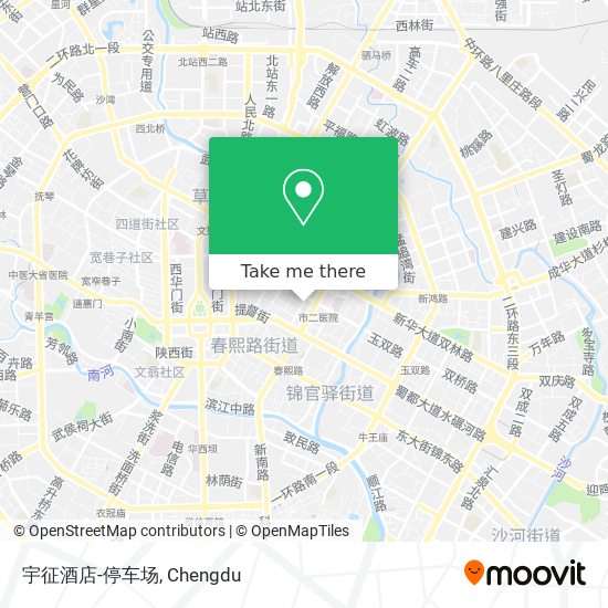 宇征酒店-停车场 map