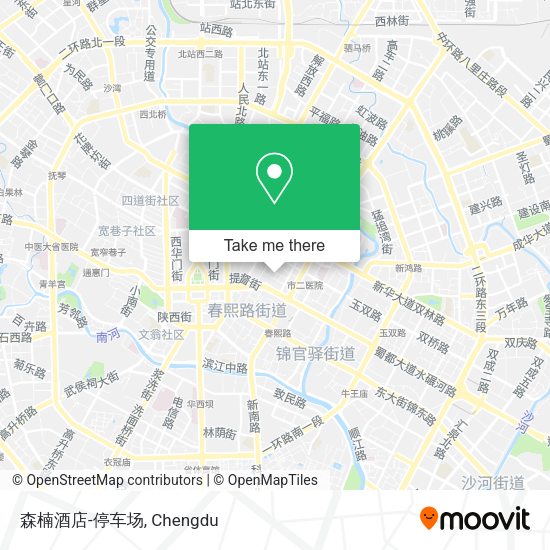 森楠酒店-停车场 map