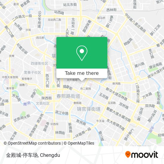 金殿城-停车场 map