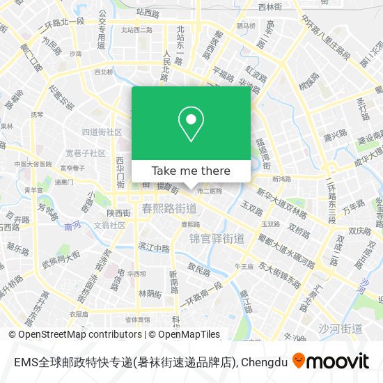 EMS全球邮政特快专递(暑袜街速递品牌店) map