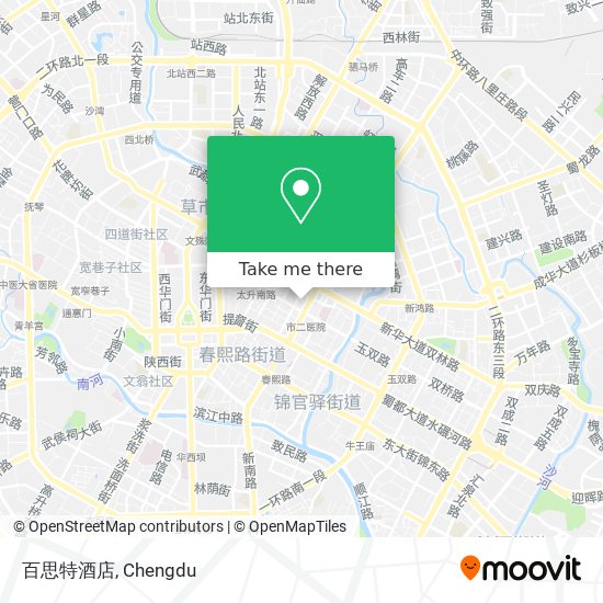 百思特酒店 map