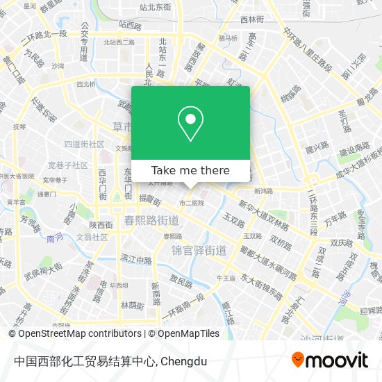 中国西部化工贸易结算中心 map