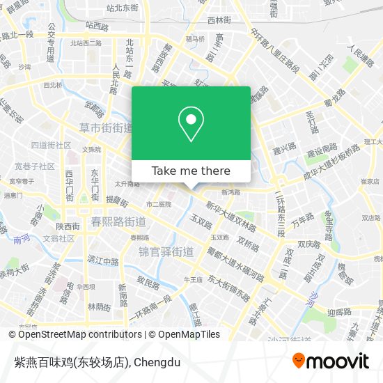 紫燕百味鸡(东较场店) map