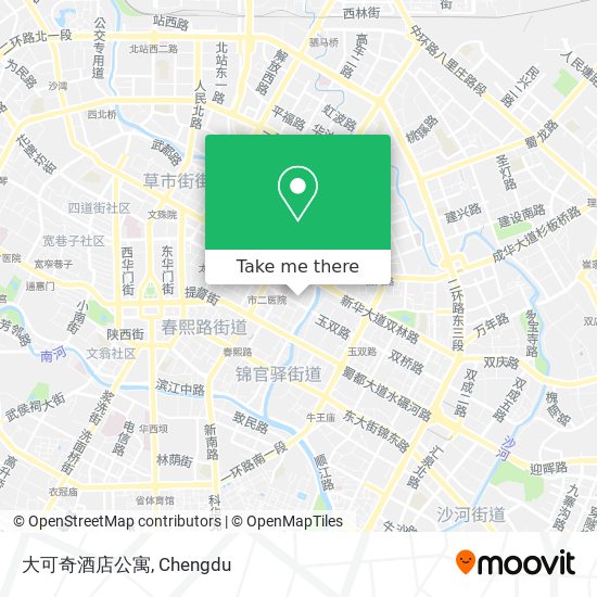 大可奇酒店公寓 map