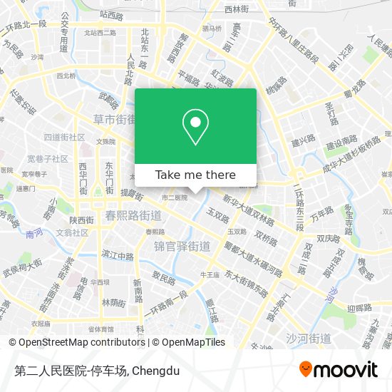 第二人民医院-停车场 map