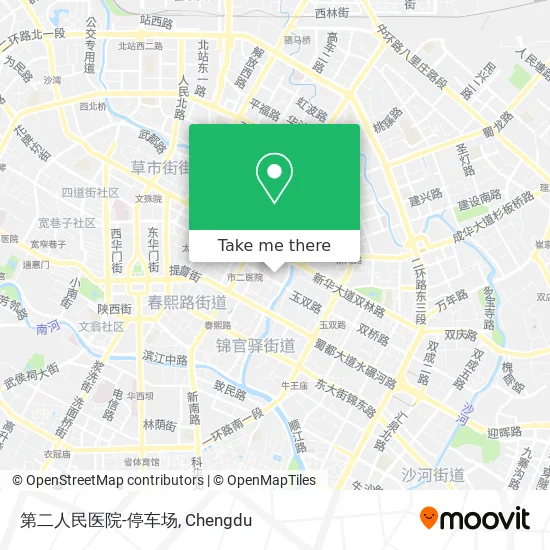第二人民医院-停车场 map