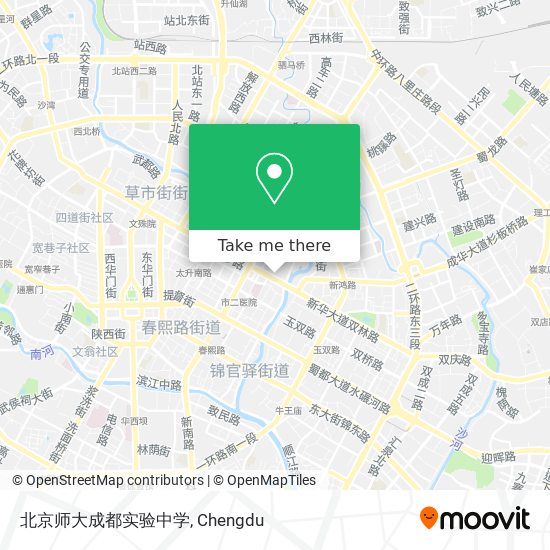 北京师大成都实验中学 map