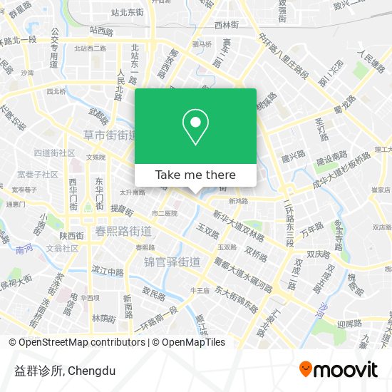 益群诊所 map