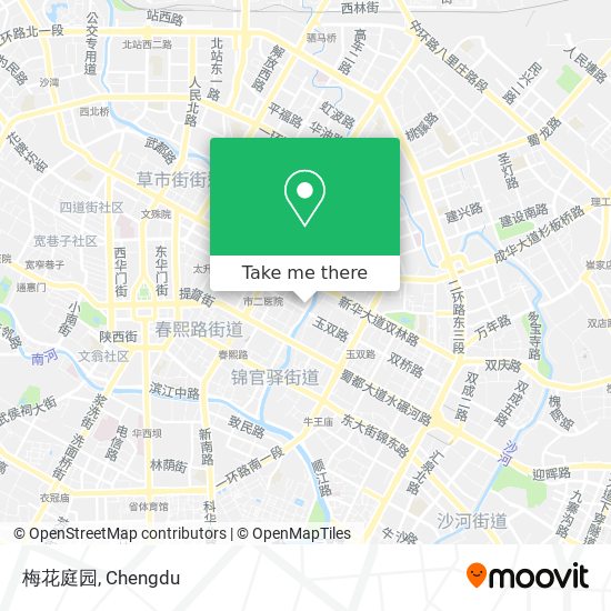 梅花庭园 map
