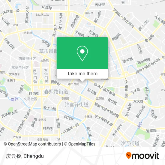 庆云餐 map