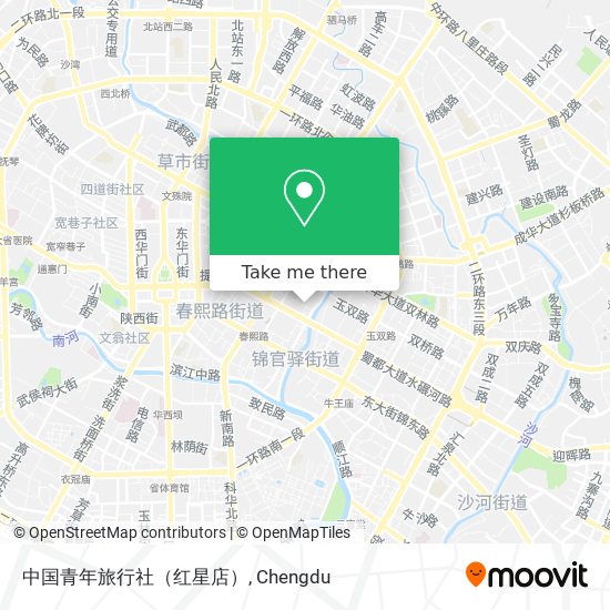 中国青年旅行社（红星店） map