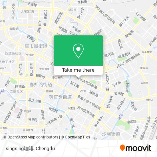 singsing咖啡 map