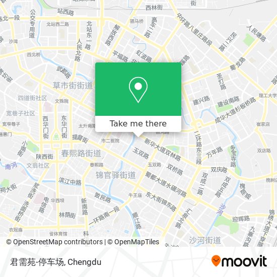 君需苑-停车场 map