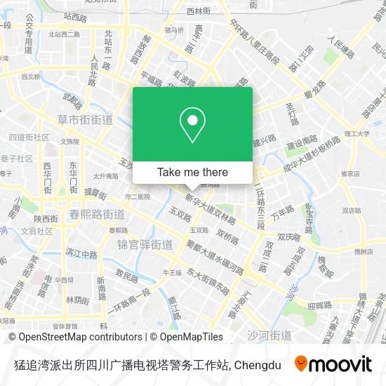 猛追湾派出所四川广播电视塔警务工作站 map