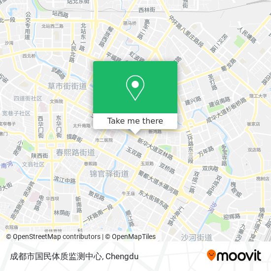 成都市国民体质监测中心 map