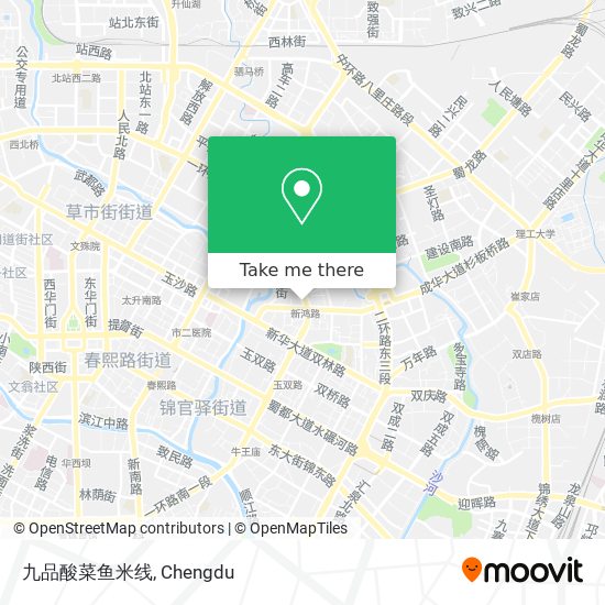 九品酸菜鱼米线 map