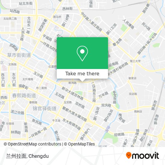 兰州拉面 map