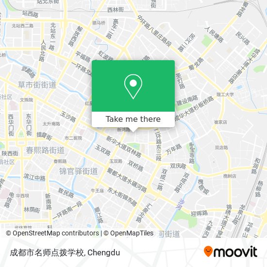成都市名师点拨学校 map