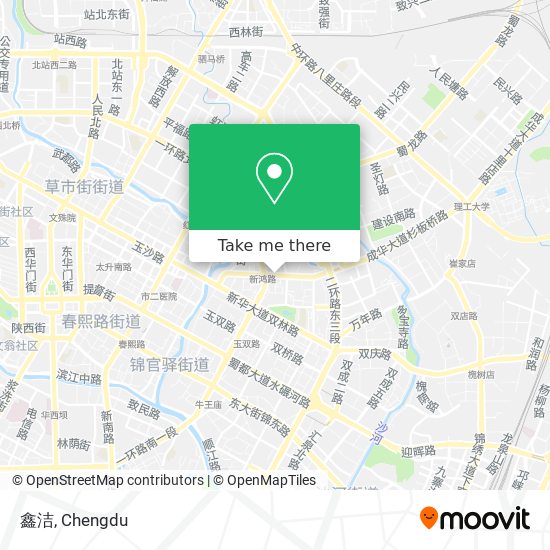 鑫洁 map