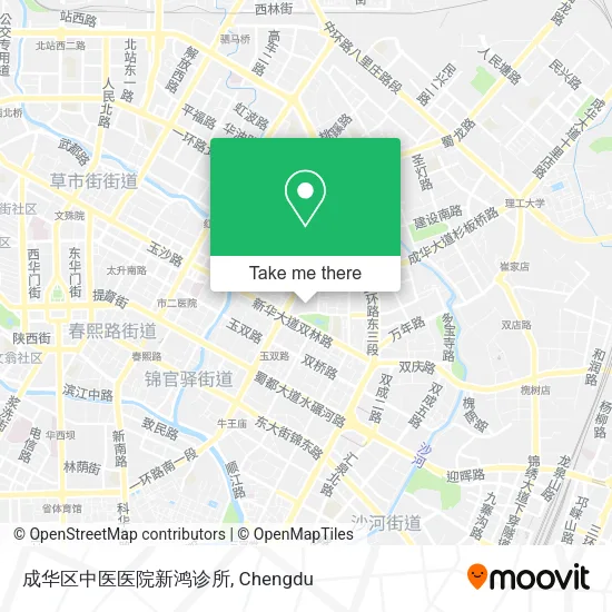 成华区中医医院新鸿诊所 map