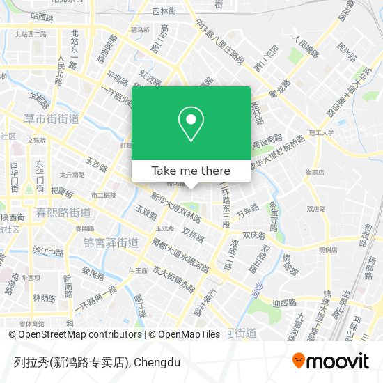 列拉秀(新鸿路专卖店) map