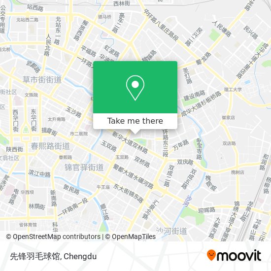 先锋羽毛球馆 map