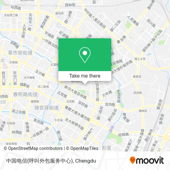 中国电信(呼叫外包服务中心) map