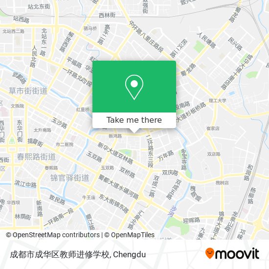 成都市成华区教师进修学校 map
